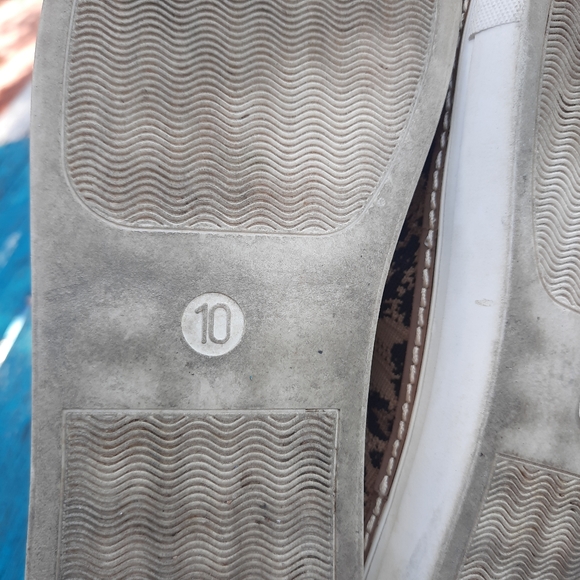 Vince Camuto Animal Print Keamalla Knit Slip On Shoes Size 10 Brown Black - Picture 10 of 12